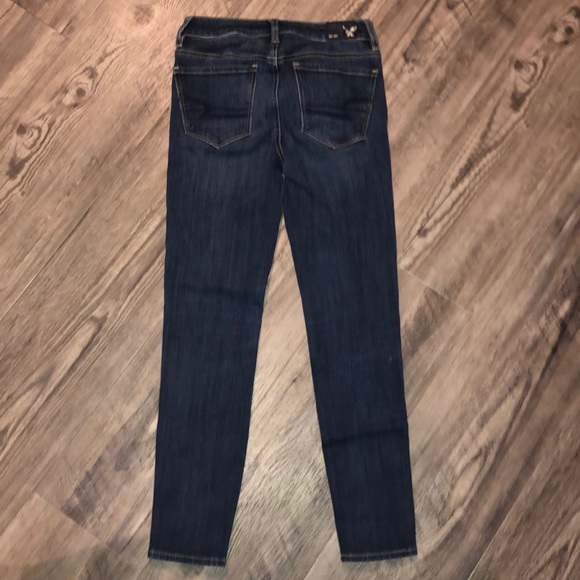 American Eagle high rise skinny jegging size 00 - Picture 2 of 3